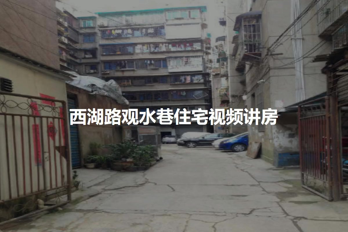西湖路观水巷住宅