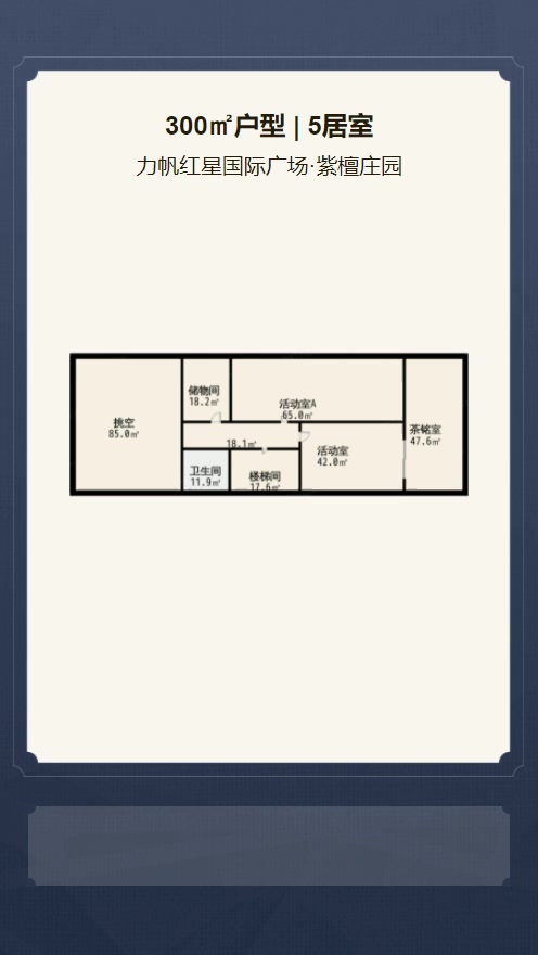 5居室300㎡【力帆红星国际广场·紫檀庄园】