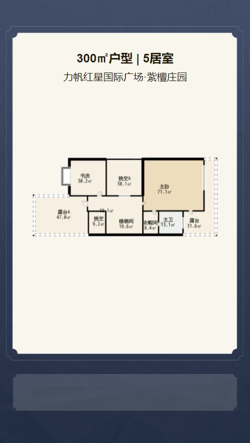 5居室300㎡【力帆红星国际广场·紫檀庄园】