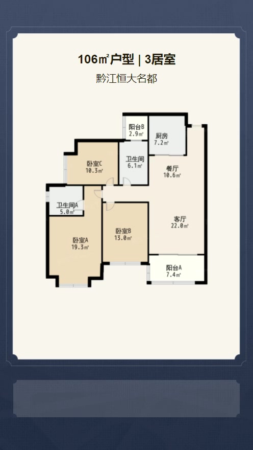 黔江恒大名都户型解析视频