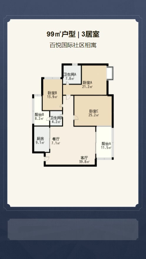 百悦国际社区相寓户型解析视频